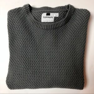 Topman Heavy-Knit Crew Sweater